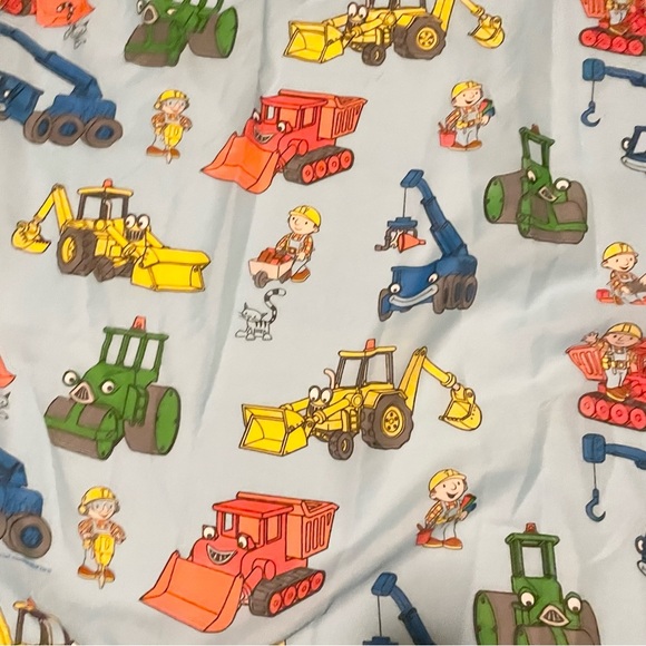 Vintage Bob The Builder Twin Flat Sheet Dan River - Picture 11 of 16